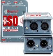 Radial Twin-Iso - Two Channel Balanced Line Isolator with Jensen Transformers